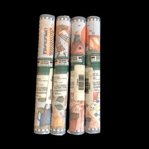 4 DEBBIE MUMM Wallpaper Border 5 Yards Each Roll 9 in Wide Country DM7122B